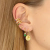 1PC Plated Gold Ear Cuff Earrings Ear Clip for Women Purple/Green/Turquoise No Pierced Earrings Jewel - Image 6