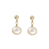 Delicate Irregular Freshwater Pearl Earring For Women Gold Color Metal Hanging Drop Earrings Statement French Jewelry - Image 24