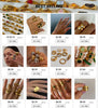 Simply Dainty Twisted Pearl Pvd Gold Plated Stainless Steel Stacking Ring inoxydab - Image 9