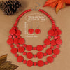 1set Multi-layer African Wedding Party Dress Wooden Beads Necklace Earring Jewelry Sets For Women Gitls Party Jewelry Gifts - Image 4