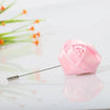 Men Boutonnieres for Wedding Groom Corsage Lapel Pins Ribbon Roses Flower Mensuit Buttonhole Brooch Marriage Accessories - Image 23