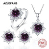 Silver Snowflake Necklaces Earrings Rings Gifts Jewelry - Image 7