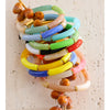 Resin Acrylic Tubular Candy Multicolored Bracelet Bangle Stainless Steel Spring Summer Handmade Wrist Jewelry - Image 2