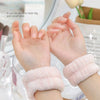 2pcs One Pair Wash Face and Wrist Band Absorb Water Sweat Wiping Bracelet Hairband Moisture Proof Sleeve Wrist Guard - Image 3