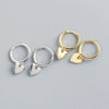 Silver Heart Tassel Earrings Charm Women Gold Plated Smiple Jewelry Prevent Allergy Party Accessories Gifts - Image 2