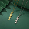 Ogham Necklace Strength Wisdom Love Ancient Irish Tree Alphabet Nordic Amulet Stainless Steel Jewelry - Image 3
