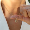 Full Zircon Mini A-Z Letter Pendant Neckalce Stainless Steel Chubby Balloon Initial Alphabet Gold Plated Choker Jewelry - Image 5
