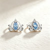 Silver and Compact Star Moon Heart-Shaped Snowflake Zircon Earrings for Women Minimalist Engagement Party Jewelry - Image 22