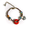 Handwoven Ceramic Sun Bracelet with Adjustable Cord - Image 3