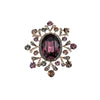 Retro Micro-inlay Zircon Multi-color Flower Oval Crystal Brooch for Women Suit Pin Accessories Jewelry - Image 8