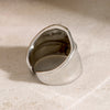 Personality Irregular Hammered Texture Wide Opening Ring Stainless Steel Charm Party Jewerly Women - Image 6