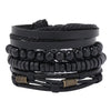 Classic Hand-Woven Leather Bracelet Multilayer Men Bracelets Punk Beads Bangle for Friend Charm Jewelry Gifts - Image 2