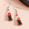 Summer Sweet Resin Drink Cup Dangle Earrings for Women Girl Kids Popsicle Beer Milk Tea Ice Cream Drop Earrings - Image 27