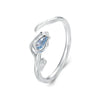 Silver Bird Open Ring Light Blue Sea Turtle Finger Ring Ocean Opal for Women Dreamy Party Jewelry Gift - Image 13