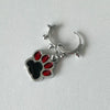 Gothic Aesthetic Rivet Earrings Punk Accessories Cat Paw Hoop Earrings for Women Grunge Jewelry Korean Cute Earrings - Image 4