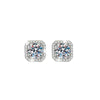 Diamond Earrings Mosonite Earring Square Bag Earrings Marry Jewelry Simple And Party, Valentine's Day Gift - Image 5