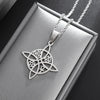 Retro Celtic Knot Pattern Disc Cross Pendant Necklace for Men Gothic Punk Street Jewelry Gift - Image 31
