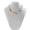 Colorful Seed Bead Woven Flower Choker Necklace - Image 17