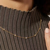 Round Cubic Zircon Charms Long Necklace Woman Choker Stars Moon Elegant Chain No Fade Fariy Jewelry - Image 1