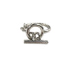 Silver Round Ring Adjustable Rings For Women Men Engagement Aesthetic Jewelry Jewellery - Image 6