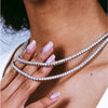 Tennis Choker Necklaces Women HipHop Iced Out Cubic Zirconia Gold Color Crystal Chain Female Jewelry on The Neck - Image 2