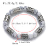 Norse Viking Runes Stone Bracelet for Men 8Mm Lava Obsidian Turquoises Beads Charm Bangles Lucky Amulet Jewelry Gift - Image 34
