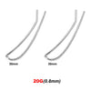 2Pcs 20G Chic Ear Climbers Earrings for Women Stainless Steel Minimalist Ear Crawler Earring Bar Studs Ear Cuff Piercing Jewelry - Image 12
