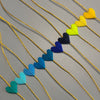 Bohemia Heart Shaped Love Lucky Rainbow Braided Bracelet Simple Ladies Thread Handmade Jewelry Gift - Image 4