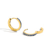 Stainless Steel Birthstone Earrings Minimalist Huggie Hoop Earrings For Women Unisex earrings for women jewelry - Image 5