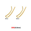 2Pcs 20G Chic Ear Climbers Earrings for Women Stainless Steel Minimalist Ear Crawler Earring Bar Studs Ear Cuff Piercing Jewelry - Image 7