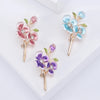 Enamel Hydrangea Brooches for Women Unisex Pearl Flower Pin Plant Lapel Pins Office Party Friend Gifts Jewelry Accessories - Image 3