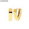 Silver Needle Double Circle Zirconia Earrings For Women Minimalism Vintage Geometry Hoop Earrings Jewelry - Image 31