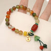 Colorful Beaded Orchid Pendant Bracelets for Women Girls Crystal Handmade Beads Bracelets Aesthetic Jewelry Gifts - Image 7