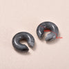C-Shaped Resin Clip-On Earrings in Multiple Colors - Image 5