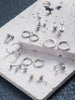 10 Pairs Small Gold Hoop Stud Earrings for Women, Gold Plated Tiny Stainless Steel Earrings Sets for Multiple Piercing - Image 7