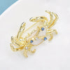 Animal Cancer Rhinestone Star Crab Brooch Pins 2 Colors Elegant Zodiac Jewelry Accessory Gift - Image 5
