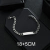 Personalized Bracelet For Men Women Stainless Steel Multi Styles Blank Nameplate Heart Bracelet Party Jewelry Gift - Image 34
