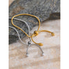 Basic Chain Pull-out Adjustable Bracelet Bangle Gold Platinum Plated Daily Jewelry Gift - Image 4