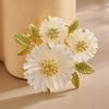 Daisy Flower Brooch with Layered Petal Details - Image 2