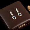316L Stainless Steel Exaggerated Golden Flower Dangle Earrings For Women Jewelry Gift Party - Image 11