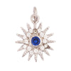 Cute Colourful Star Snowflake Sun FLowers Gold Charm Pendant, Cubic Zirconia CZ Paved,Jewelry Necklace Accessories - Image 31