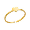 Gold Color Stainless Steel Coin Ring Broad Surface Elliptical Geometry Rings Elegant Jewelry Accessories For Women Gift - Image 9