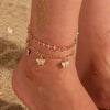 Metal Chain Anklet Set For Women Vintage Ankle Bracelets Female Barefoot on Leg Chain Jewelry Accessories - Image 24