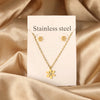 Love Heart Pendant Necklaces For Women Stainless Steel No Fade 2 Pieces Jewelry Wedding Party Gifts Gold Color - Image 14