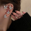 Zircon Butterfly Ear Clips Sparkling Rhinestone Ear Cuff Clips Earrings Without Piercing For Women Wedding Jewelry Gifts - Image 10