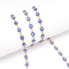 1M Colorful Lucky Evil Eye Bead Bracelet Choker Necklace Jewelry Set Rainbow Link Chain Protection Amulet Collar Necklace - Image 3