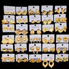 10/20/30Pairs Stainless Steel Heart Flowers Starfish Earrings Set For Women Mix Style Simple Daily Party Gift Jewelry - Image 1