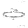 Iced Out 4MM Zircon Tennis Anklet Bracelet for Women Dazzling Bracelet on The Leg Chain Sexy Decoration on Foot Jewelry - Image 7