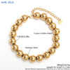 Stainless Steel Chain Beaded Bracelet Adjustable Silver Color Smooth Metal Ball Link Bracelets Women Men Jewelry Gift - Image 11