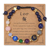 12 Zodiac Signs Stone Bracelet Taurus Cancer Virgo Pisces Charm Bracelets for Women Men Couples Friendship Jewelry Gift - Image 15